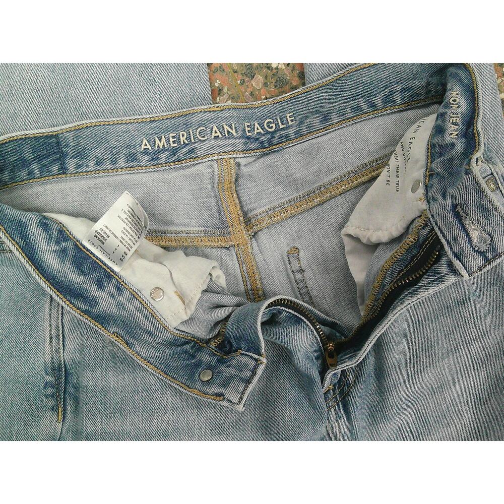 American Eagle AE Distressed Mom Jeans - Picture 7 of 8